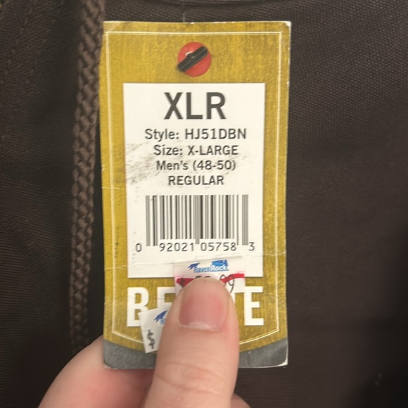 Men’s XLR Berne Winter Jacket Chore Coat Water Repellent Hooded - Picture 2 of 6